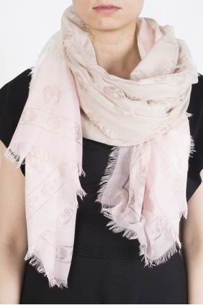Patterned scarf, zdjęcie 2 Patterned scarf od Alexander McQueen